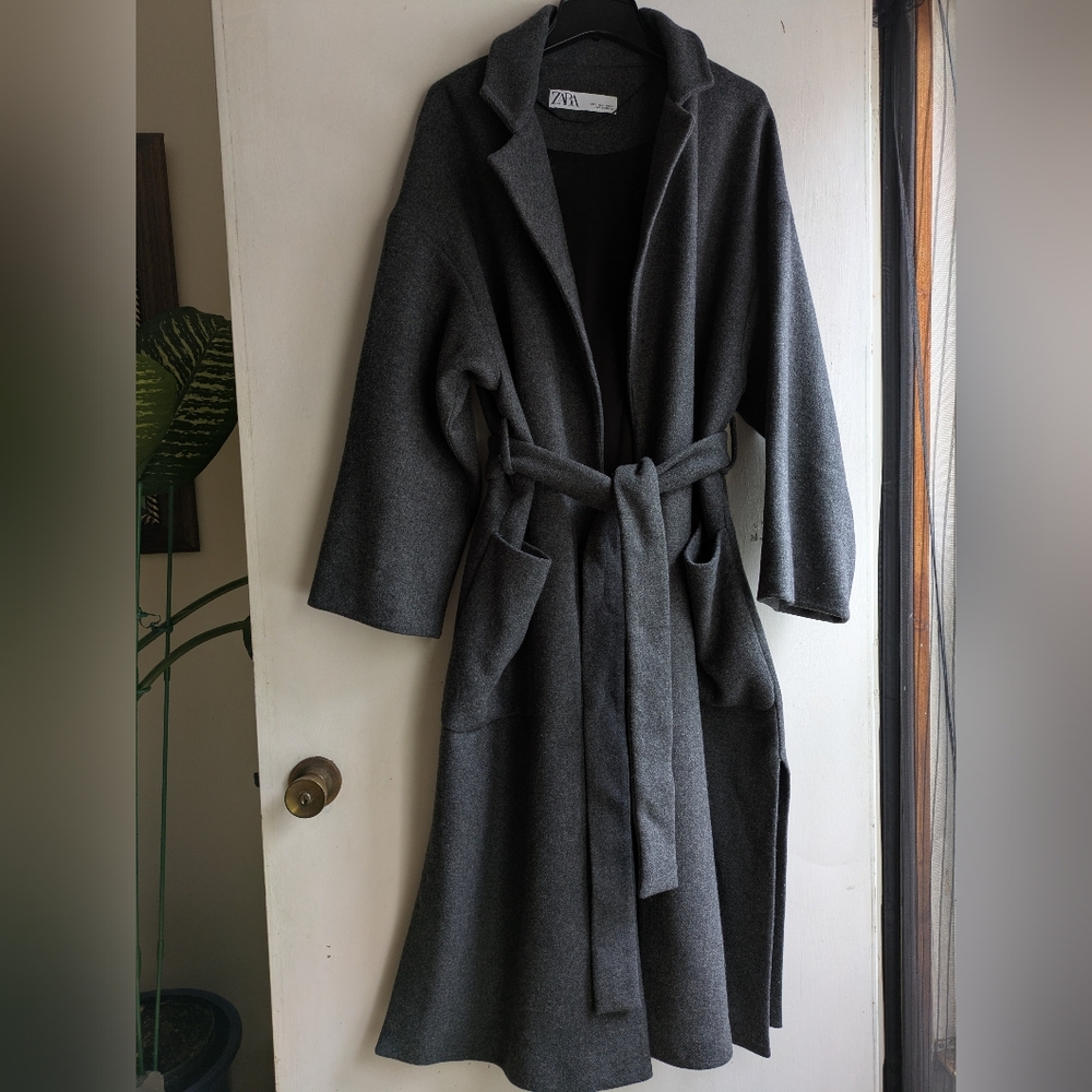 Zara Gray Trench Coat